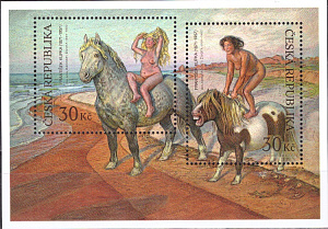 Чехия, 2012, Живопись, Музей, блок